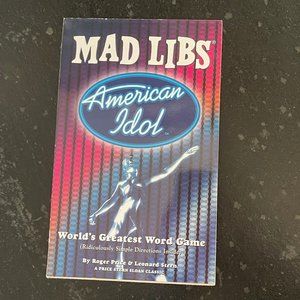 "MAD LIBS -- American Idol" c. 2005 by FreemantleMedia (NWOT)